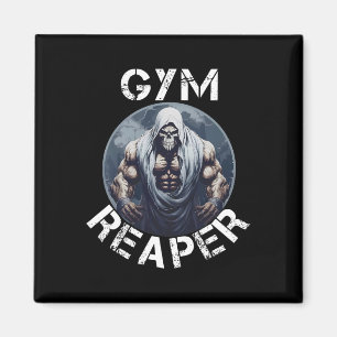 Gym Reaper Fitness Halloween Skelett Workout Körpe Magnet