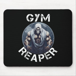 Gym Reaper Fitness Halloween Skelett Workout Körpe Mousepad