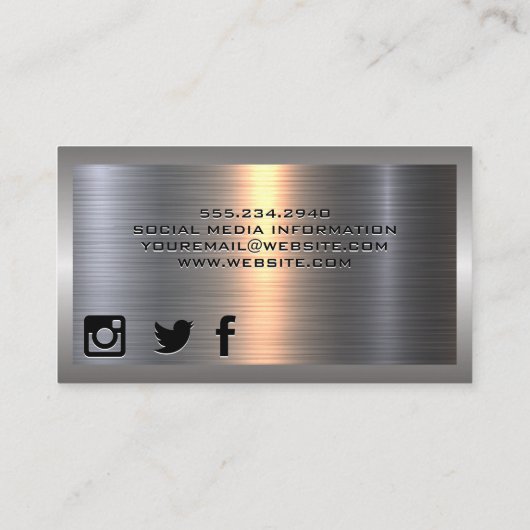 Gym Rush Visitenkarte (Rückseite)