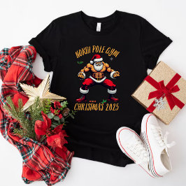 Gym Santa Shirt, North Pole Gym Fitness Bekleidung T-Shirt