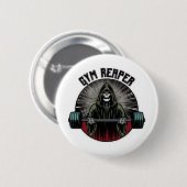 Gym Sensenmann Workout Button (Vorne & Hinten)
