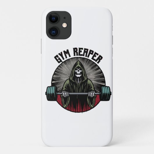 Gym Sensenmann Workout Case-Mate iPhone Hülle (Rückseite)