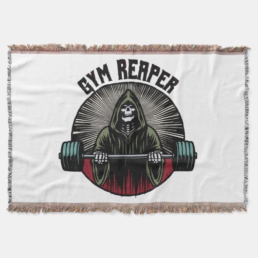 Gym Sensenmann Workout Decke (Vorderseite)
