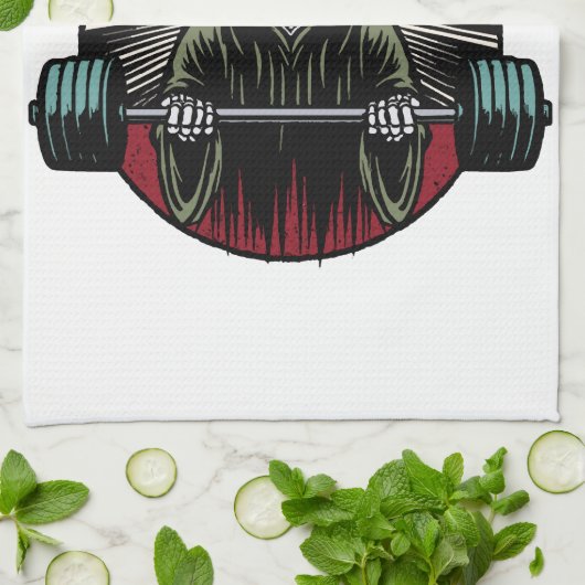 Gym Sensenmann Workout Geschirrtuch (Gefaltet)