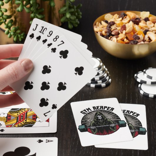 Gym Sensenmann Workout Spielkarten (In Situ)