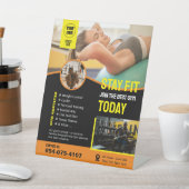 Gym Services Pedestal-Zeichen Sockelschild (In SItu)