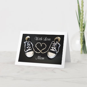 Gym Shoes and Love Mother's Day Card Karte
