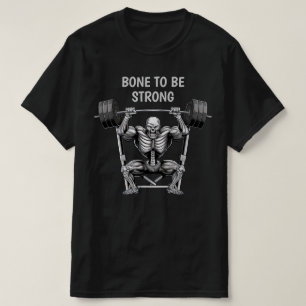 Gym Skeleton Black T-Shirt