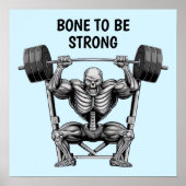 Gym Skeleton Poster (Vorne)