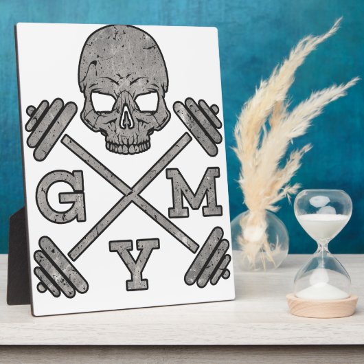 Gym Skeleton Poster Fotoplatte (Seite)