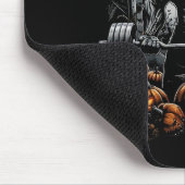 Gym Skeleton-Spuk Fitness Fun-halloween Workout Mousepad (Ecke)