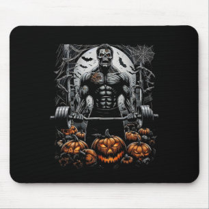 Gym Skeleton-Spuk Fitness Fun-halloween Workout Mousepad