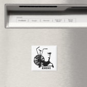 Gym Spaß Schwarz-weiß Funny Workout Magnet (In Situ (Geschirrspüler))