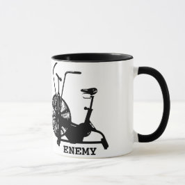 Gym Spaß Schwarz-weiß Funny Workout Tasse