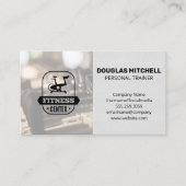 Gym | Spin Bike Logo Visitenkarte (Vorderseite)