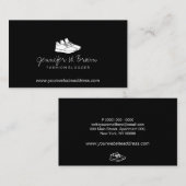 Gym Sport Sneaker White Shoes Visitenkarte (Vorne/Hinten)