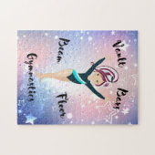 Gym Star Berry Strip, braune Augen, Aquamariner Le Puzzle (Horizontal)