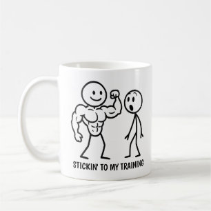 Gym-Strichmännchen Kaffeetasse