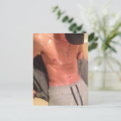 Gym Stud Postkarte (Stehend Vorderseite)