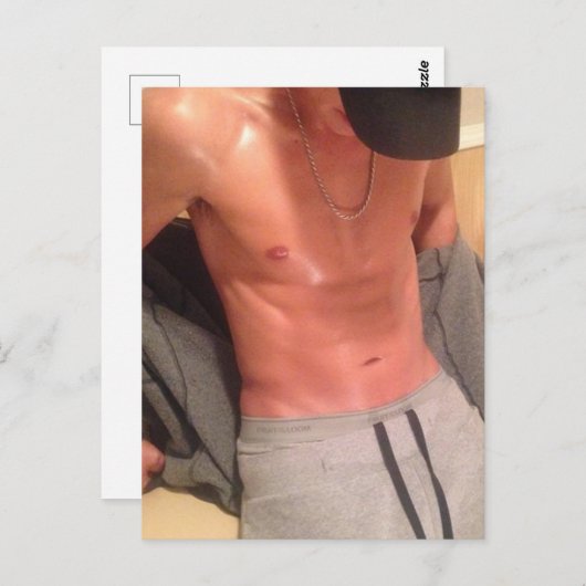 Gym Stud Postkarte (Vorne/Hinten)