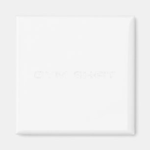 Gym T-Shirt Bodybuilding Weightlift Lover Workout  Magnet