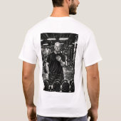 Gym T-Shirt – Hard Work - Grey Will Power (Rückseite)