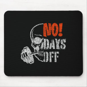 Gym Tag Schädel Gewichtheben Gym Motivation Und Fi Mousepad