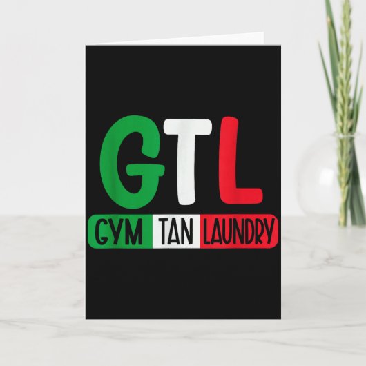Gym Tan Laundry Gtl New Jersey Garden Nj Shore Ita Karte (Vorderseite)