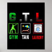 Gym Tan Laundry Gtl New Jersey Garden Nj Shore Ita Poster (Vorne)