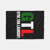 Gym Tan Laundry Gtl New Jersey Nj Shore Fleecedecke (Vorderseite (Horizontal))