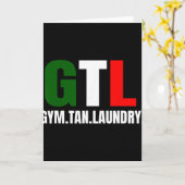 Gym Tan Laundry Gtl New Jersey Nj Shore Karte (Gelbe Blume)