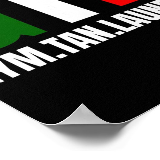 Gym Tan Laundry Gtl New Jersey Nj Shore Poster (Ecke)