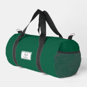 Gym Tance Bag | Monogram Initials Name Duffle Bag (Rechte Ecke)