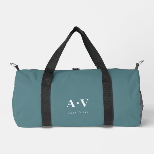 Gym Tance Bag | Monogram Initials Name Duffle Bag (Vorderseite)