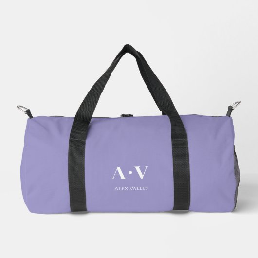 Gym Tance Bag | Monogram Initials Name Duffle Bag (Vorderseite)