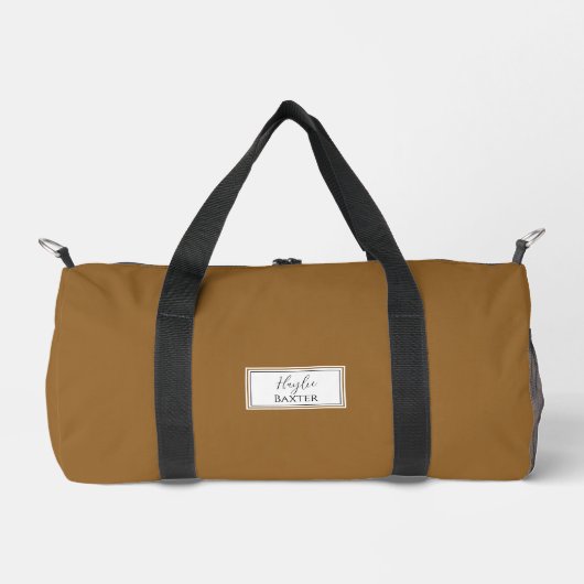 Gym Tance Bag | Monogram Initials Name Duffle Bag (Vorderseite)