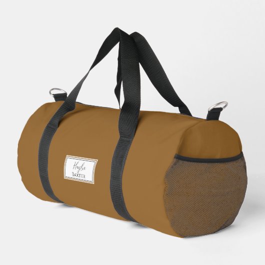 Gym Tance Bag | Monogram Initials Name Duffle Bag (Rechte Ecke)