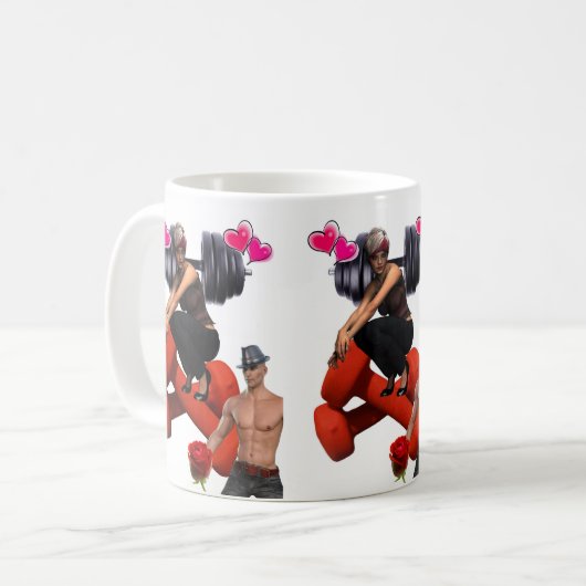 Gym-Tasse Kaffeetasse (Vorderseite Links)
