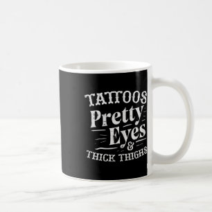 Gym Tattoos Hübsche Augen dick Oberschenkel traini Kaffeetasse