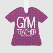 Gym Teacher Move Ornament (Rückseite)