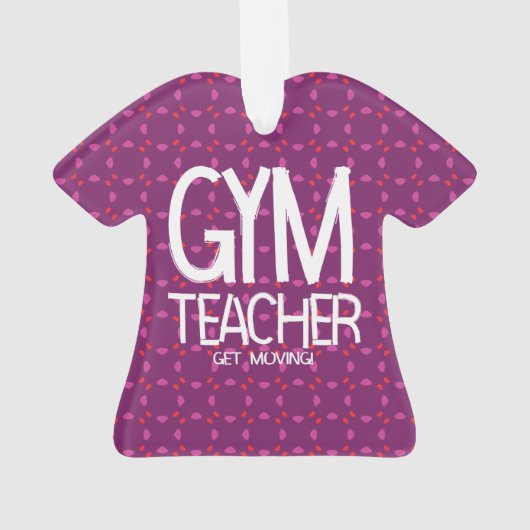 Gym Teacher Move Ornament (Rückseite)
