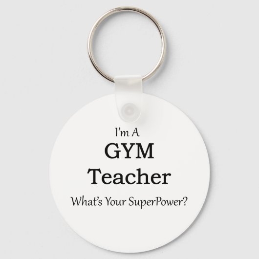 Gym Teacher Schlüsselanhänger (Vorderseite)
