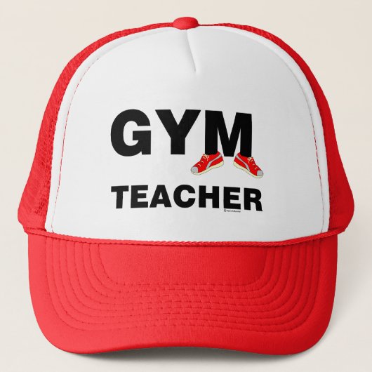 Gym Teacher Sneakers Truckerkappe (Vorderseite)