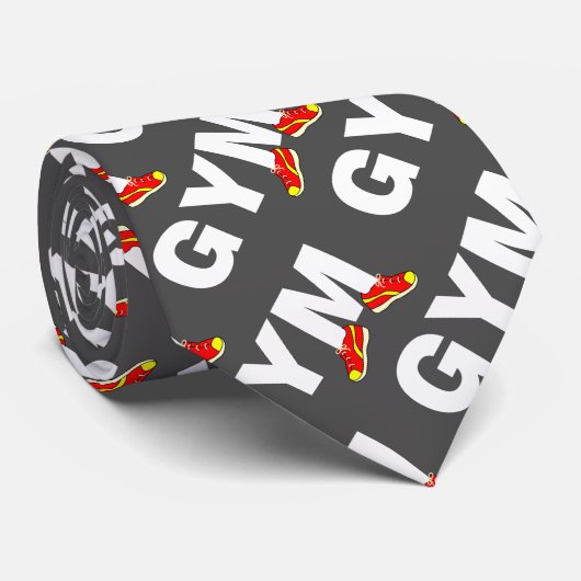 Gym Text Sneakers Krawatte (Gerollt)