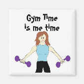 Gym Time is Me Time Magnet (Vorne)