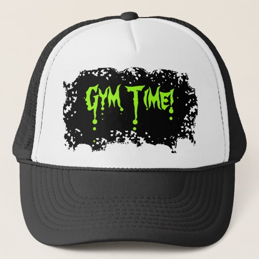 Gym Time Trucker Hut Truckerkappe (Vorderseite)