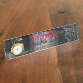 Gym Trainer Akryllisch Namensplakette (Seite)