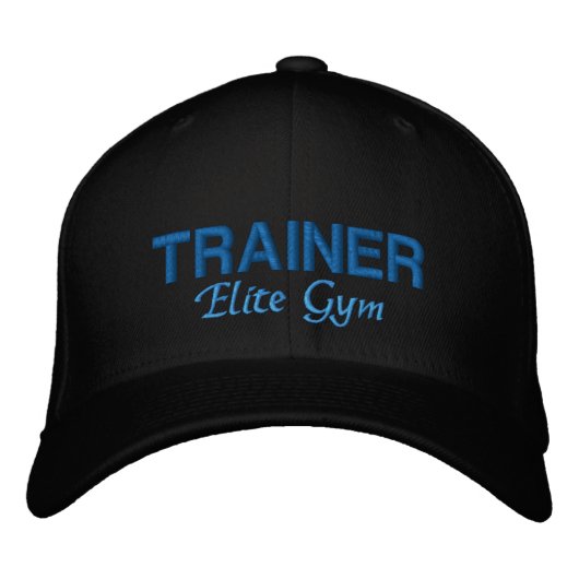 Gym Trainer Bestickte Baseballkappe (Vorderseite)