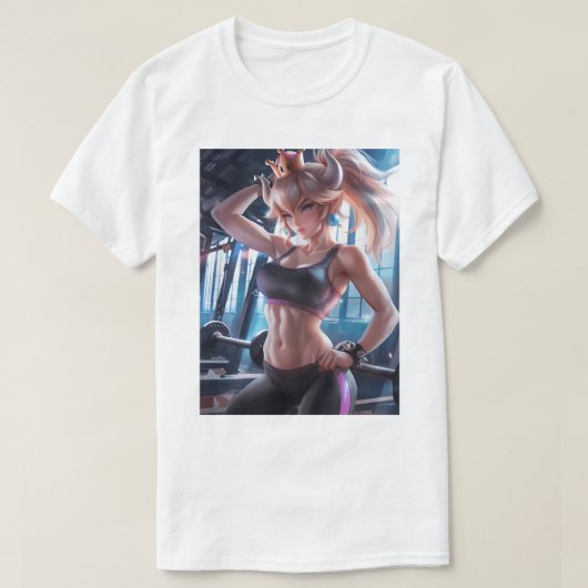 Gym Turtle Queen 46 T-Shirt (Design vorne)