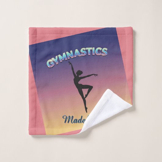 Gym Twist Holographic Gymnastics Sunset Custom Waschlappen (Waschlappen)